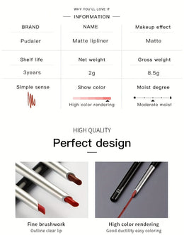 KissICON KissIcon 12 Colors Lipstick - Waterproof Matte Long
