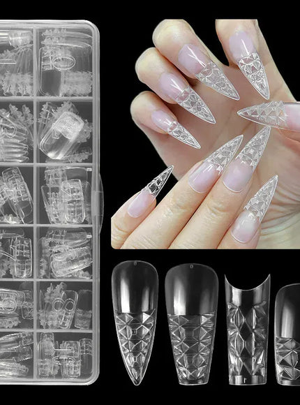 KissICON [KissIcon] 120Pcs Press On Nails Tips Almond Square