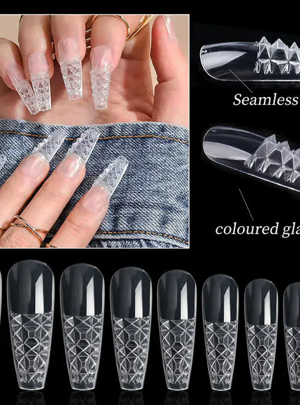 KissICON [KissIcon] 120Pcs Press On Nails Tips Almond Square
