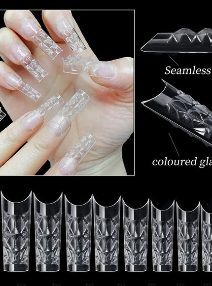 KissICON [KissIcon] 120Pcs Press On Nails Tips Almond Square