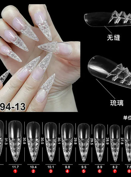 KissICON [KissIcon] 120Pcs Press On Nails Tips Almond Square