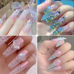 KissICON [KissIcon] 120Pcs Press On Nails Tips Almond Square