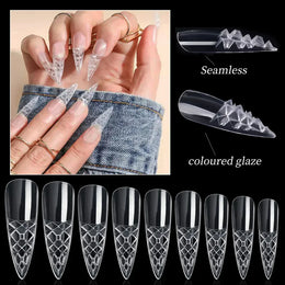 KissICON [KissIcon] 120Pcs Press On Nails Tips Almond Square