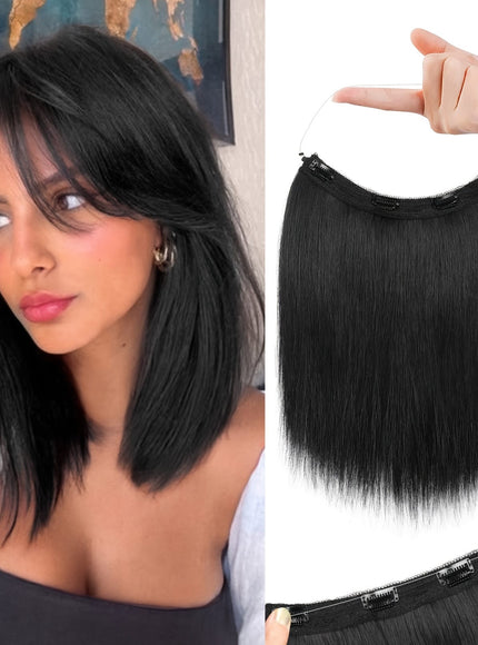 KissICON KissIcon 12in Invisible Wire Hair Extensions - Secure