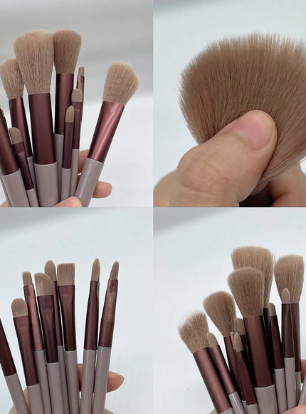 KissICON KissIcon 13 Piece Makeup Brushes Set - Soft
