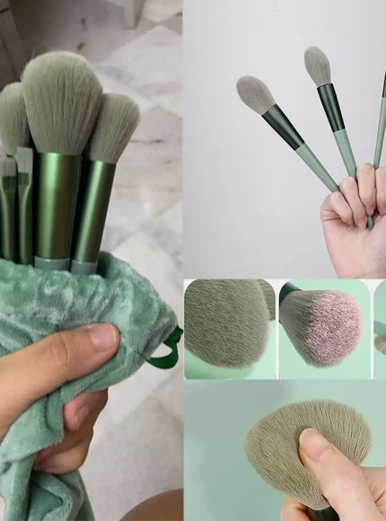 KissICON KissIcon 13Pcs Makeup Brush Set - Soft Goat