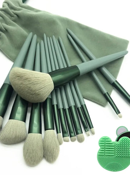 KissICON KissIcon 13Pcs Makeup Brush Set - Soft Goat