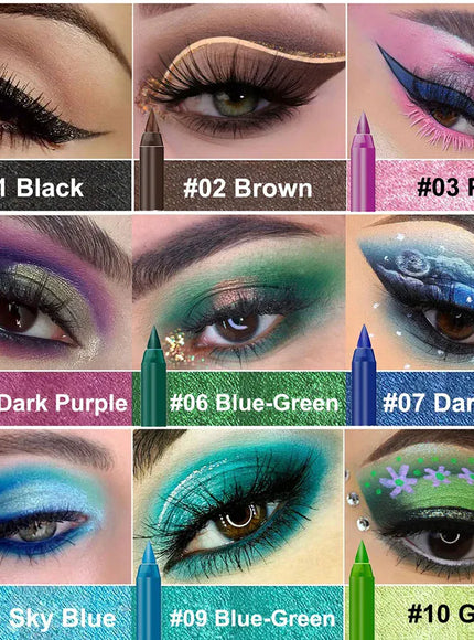 KissICON [KissIcon] 14 Color Eyeliner Pen - Long Lasting