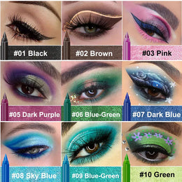 KissICON [KissIcon] 14 Color Eyeliner Pen - Long Lasting