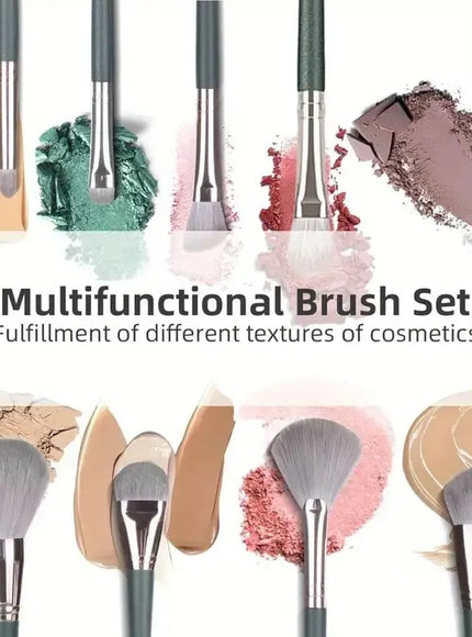 KissICON KissIcon 14-Piece Brush Set With Round Sponge -