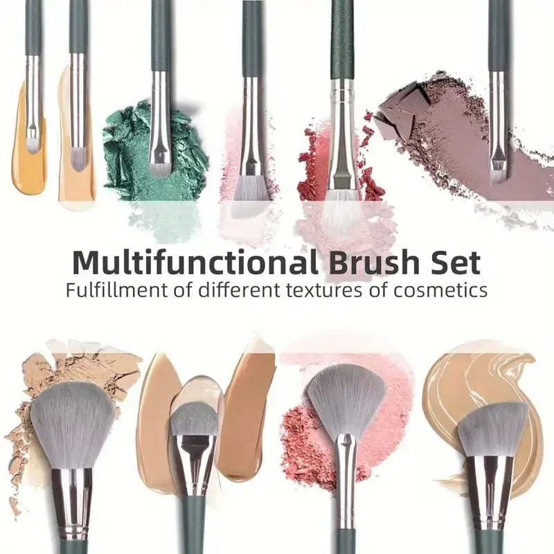 KissICON KissIcon 14-Piece Brush Set With Round Sponge -