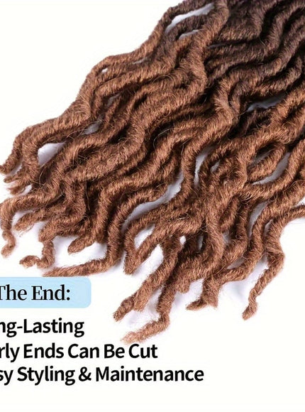 KissICON KissIcon 18 Inch Brown Goddess Faux Locs -