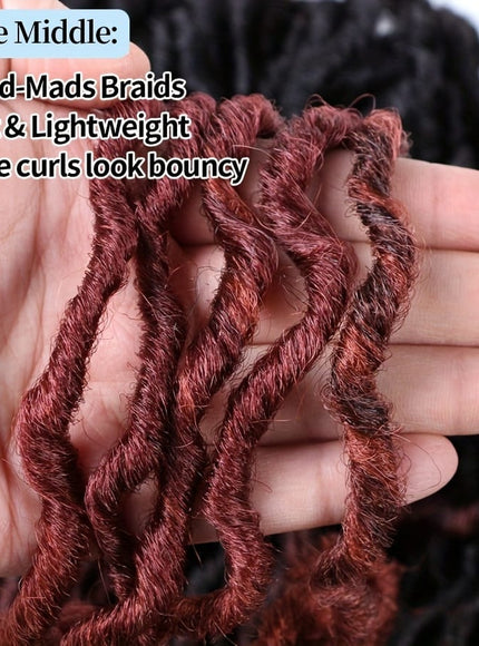 KissICON KissIcon 18 Inch Brown Goddess Faux Locs -