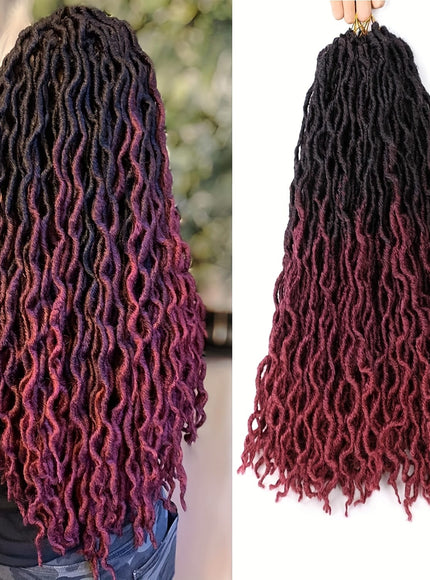 KissICON KissIcon 18 Inch Brown Goddess Faux Locs -