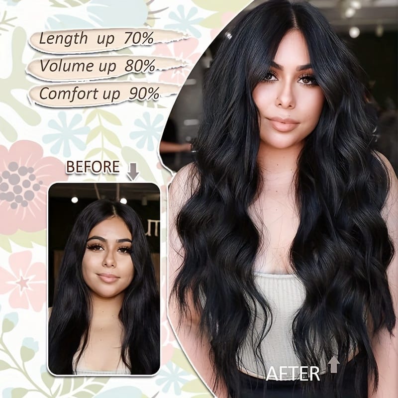 KissICON KissIcon 18 Inch Clip In Hair Extensions -