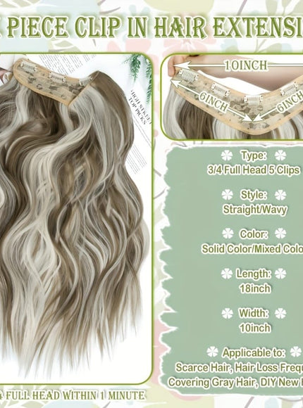 KissICON KissIcon 18 Inch Clip In Hair Extensions -