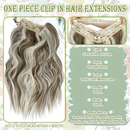KissICON KissIcon 18 Inch Clip In Hair Extensions -