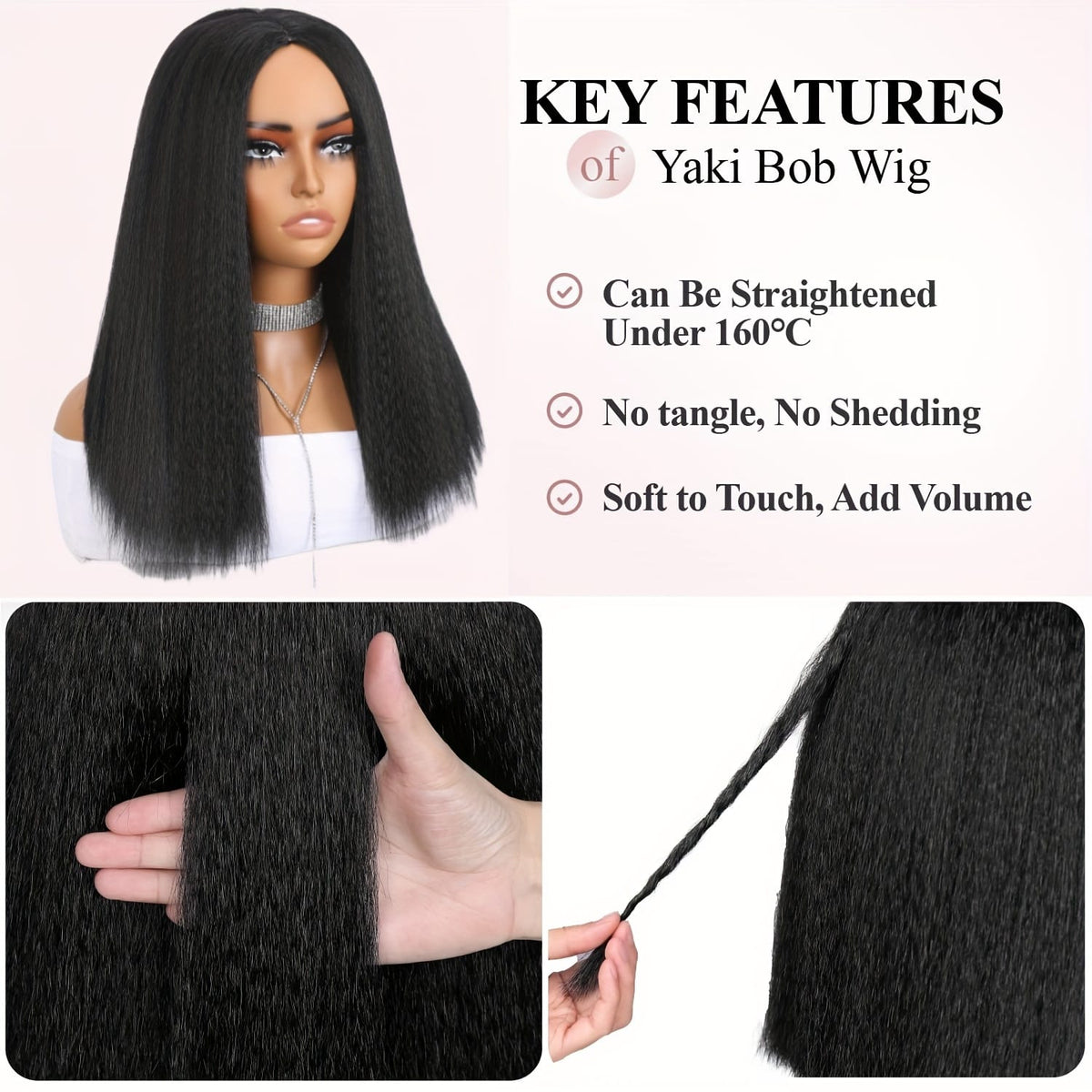 KissICON Kissicon 18 Inch Light Yaki Bob
