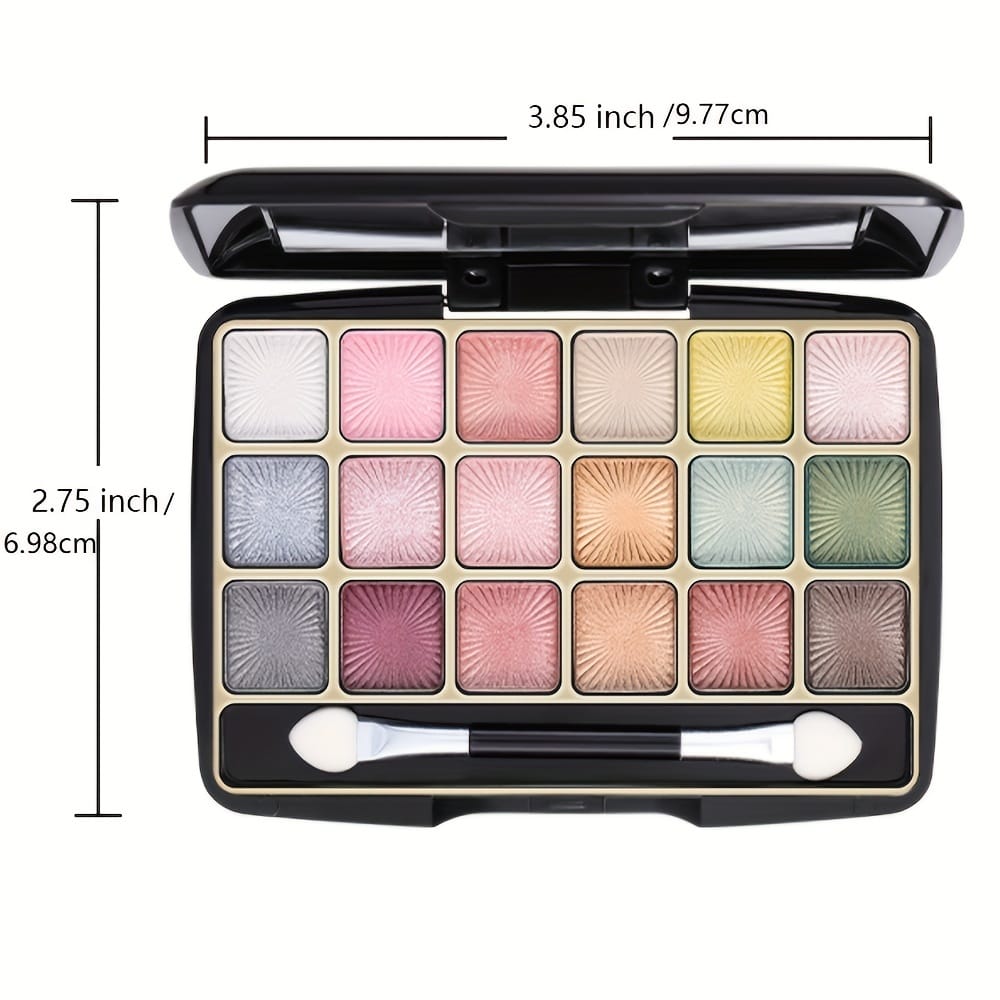 KissICON KissIcon 18 Shades Matte Eyeshadow Palette - Lasting