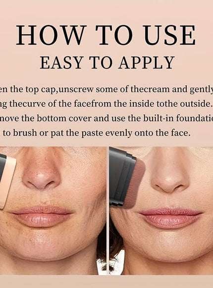jkthpu-45 KissIcon 2 In 1 Concealer Foundation Stick Full
