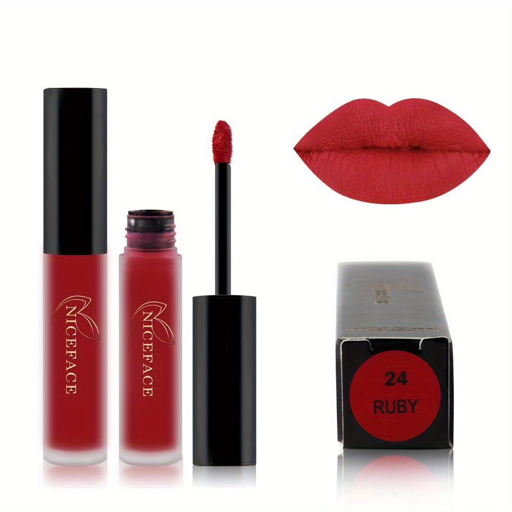 KissICON KissIcon 20 Colors Matte Lip Glaze - Smudge