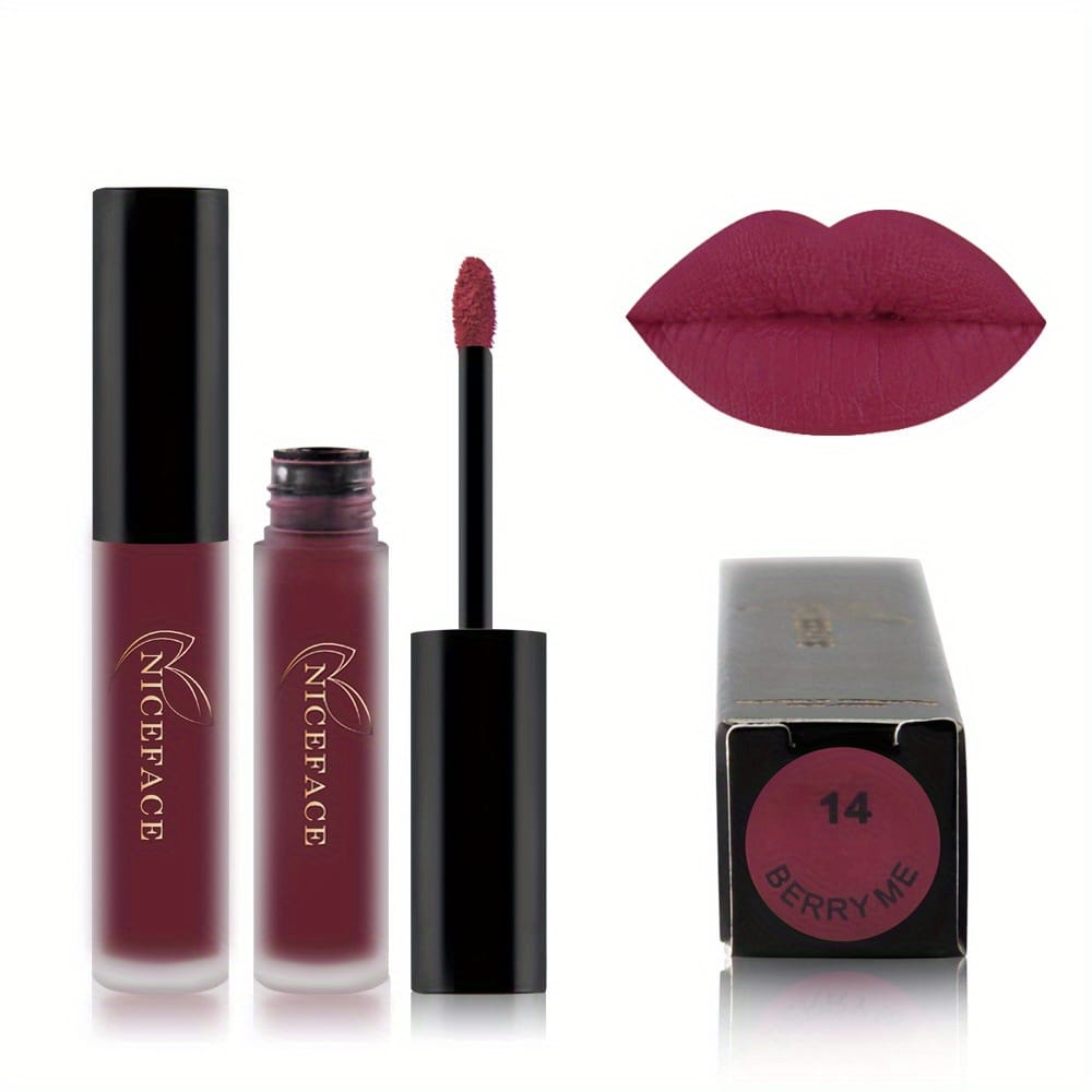 KissICON KissIcon 20 Colors Matte Lip Glaze - Smudge