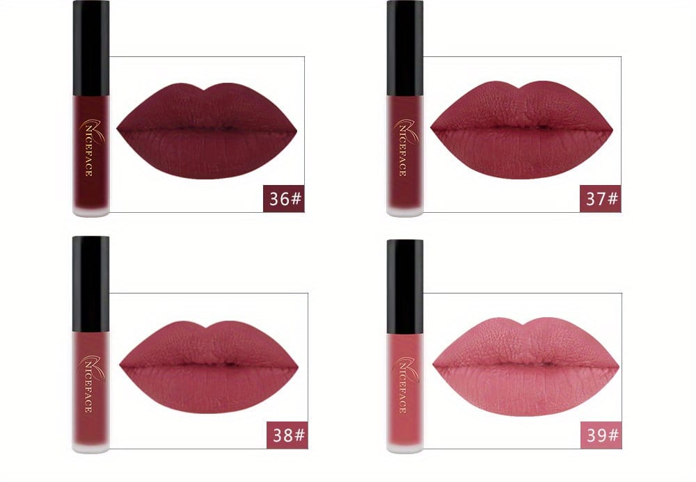 KissICON KissIcon 20 Colors Matte Lip Glaze - Smudge
