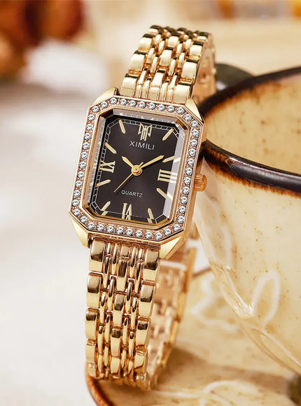 KissICON KissIcon 2025 Brand Watch Women Diamond Quartz -