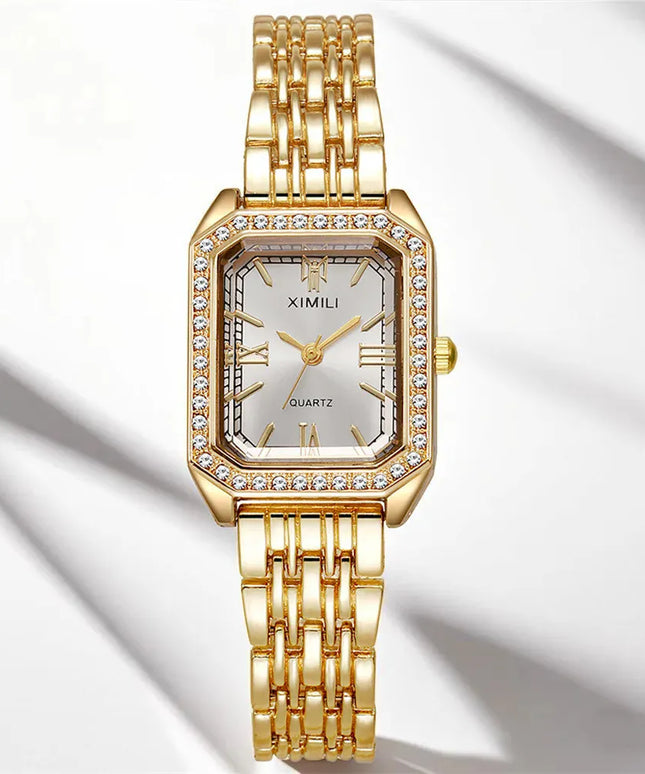 KissICON KissIcon 2025 Brand Watch Women Diamond Quartz -