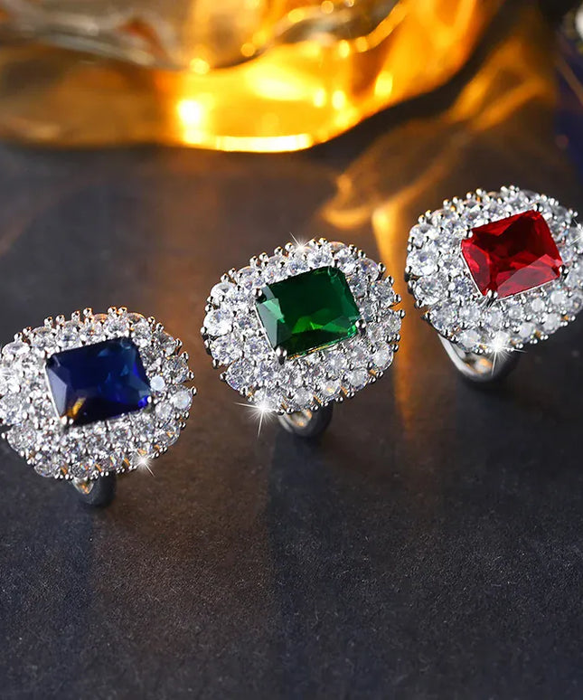 KissICON KissIcon 2025 Fashion Adjustable Zircon Ring - Open Band