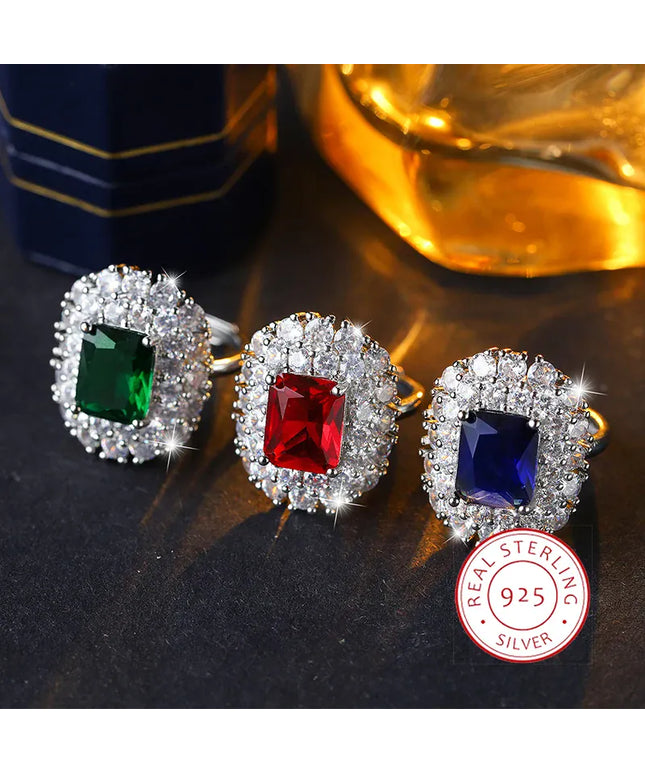 KissICON KissIcon 2025 Fashion Adjustable Zircon Ring - Open Band