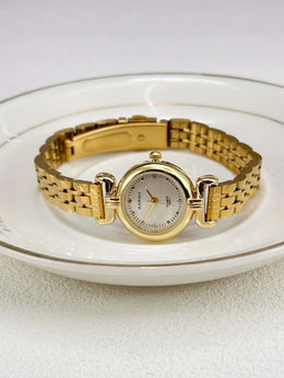 KissICON KissIcon 2025 Women Watch Gold Steel Strap -