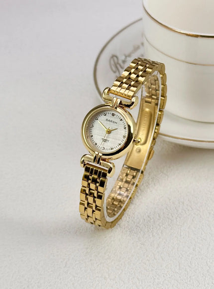 KissICON KissIcon 2025 Women Watch Gold Steel Strap -