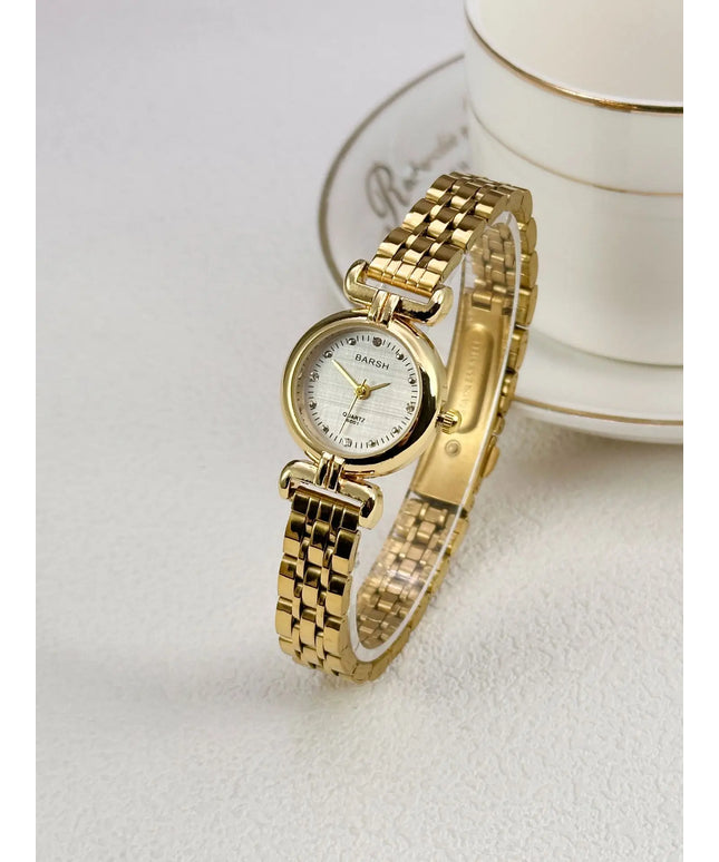 KissICON KissIcon 2025 Women Watch Gold Steel Strap -