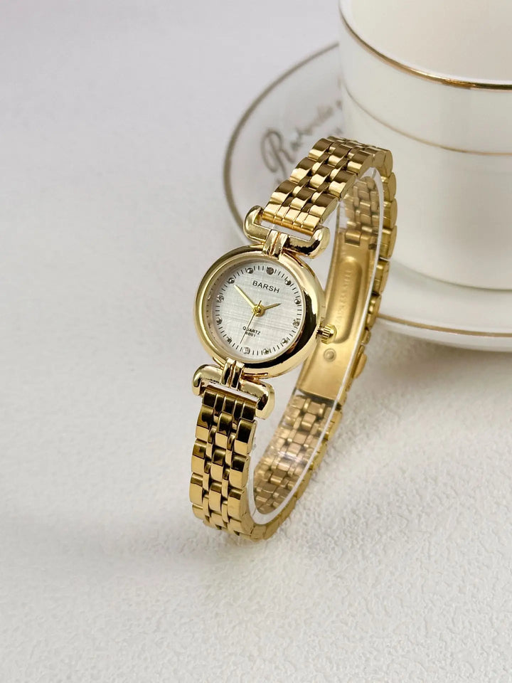 KissIcon 2025 Women Watch Gold Steel Strap -