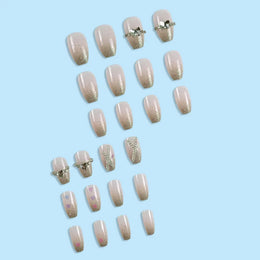 KissICON KissIcon 24 Pc Short Coffin Nails Pink Press