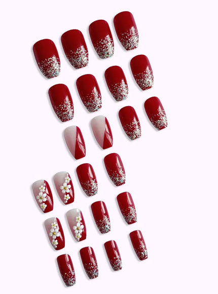 KissICON KissIcon 24 Pc Short Coffin Nails Pink Press