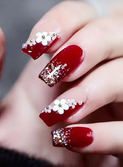 KissICON KissIcon 24 Pc Short Coffin Nails Pink Press