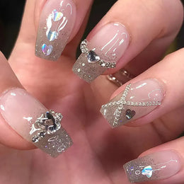 KissICON KissIcon 24 Pc Short Coffin Nails Pink Press