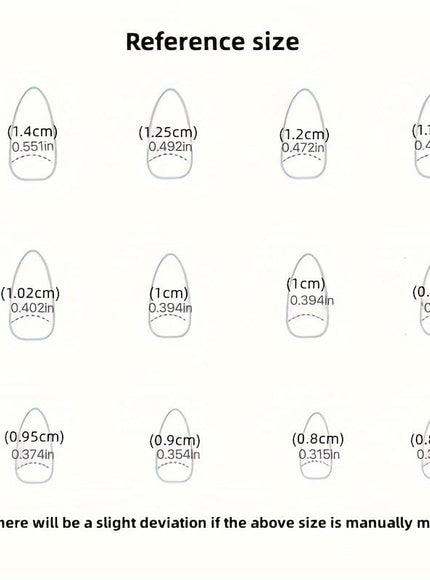 KissICON KissIcon 24Pcs Blue Press On Nails Short Almond