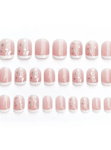 KissICON KissIcon 24Pcs French Nail Tips Press On Longlasting