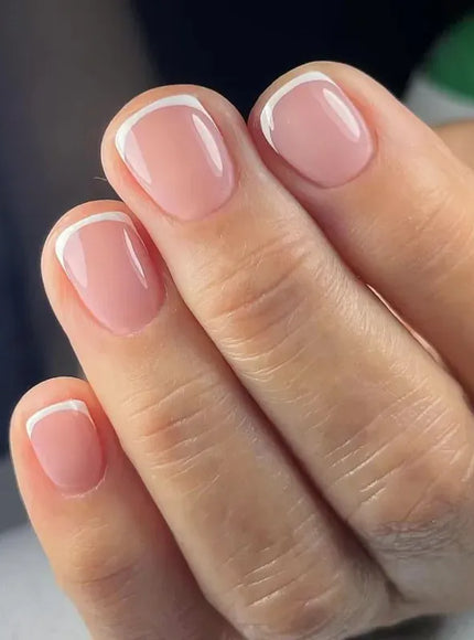 KissICON KissIcon 24Pcs French Tip Nails - Solid Color