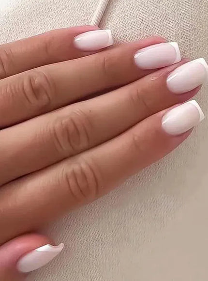 KissICON KissIcon 24Pcs French Tip Nails - Solid Color