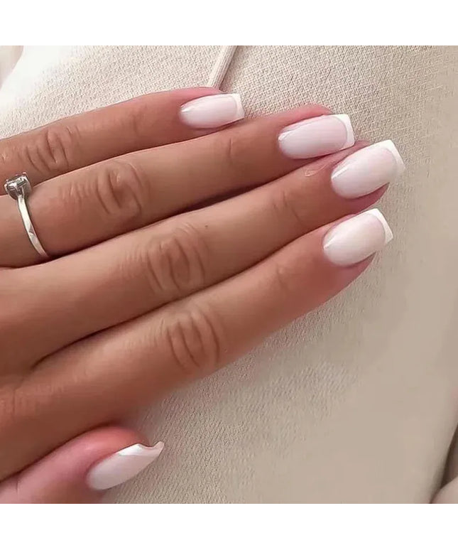 KissICON KissIcon 24Pcs French Tip Nails - Solid Color
