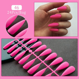 KissICON KissIcon 24Tips False Nail Tips Almond Coffin Extension