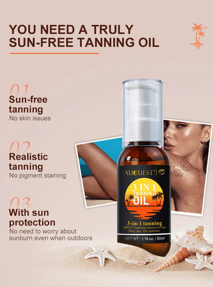 KissICON KissIcon 3 In 1 Tan Oil Self Tanner