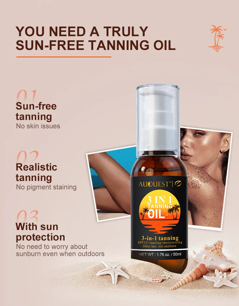 KissICON KissIcon 3 In 1 Tan Oil Self Tanner
