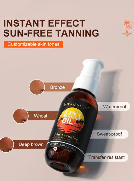 KissICON KissIcon 3 In 1 Tan Oil Self Tanner