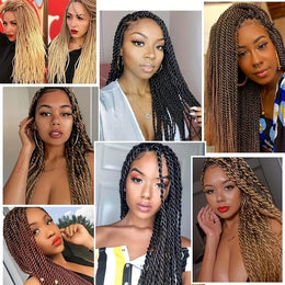 KissICON [KissIcon] 3 Pack Twist Crochet Braids 18 -