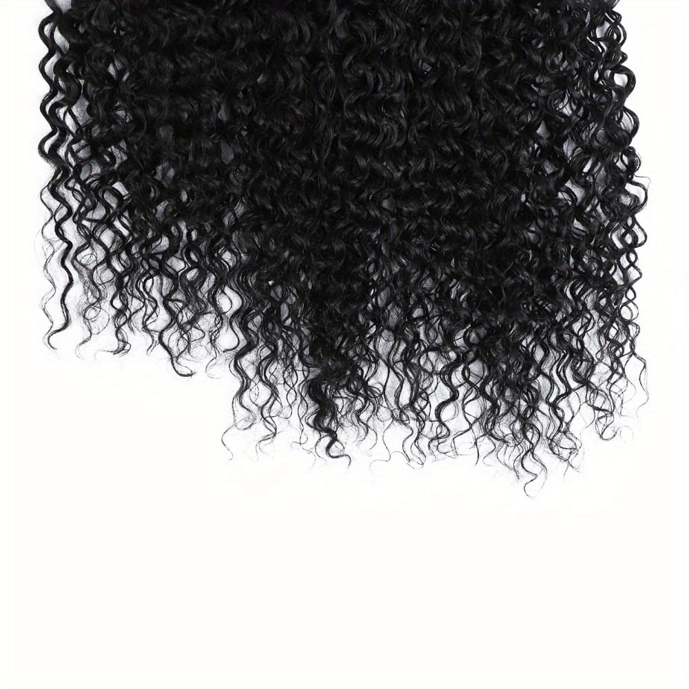 KissICON KissIcon 3 Packs Afro Curly Extensions Closure -